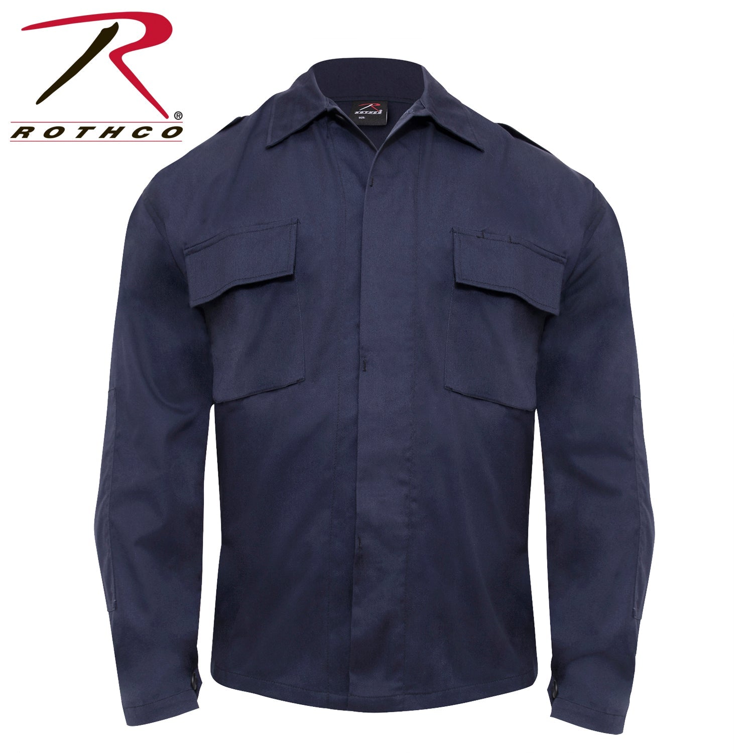Rothco Tactical 2 Pocket BDU (Battle Dress Uniform) Shirt Navy Blue Size S - Get Tight Gear