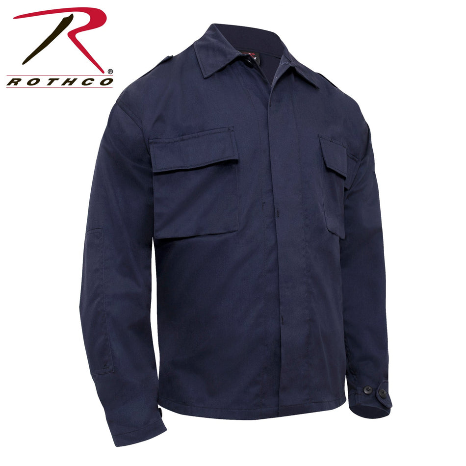 Rothco Tactical 2 Pocket BDU (Battle Dress Uniform) Shirt Navy Blue Size XL - Get Tight Gear