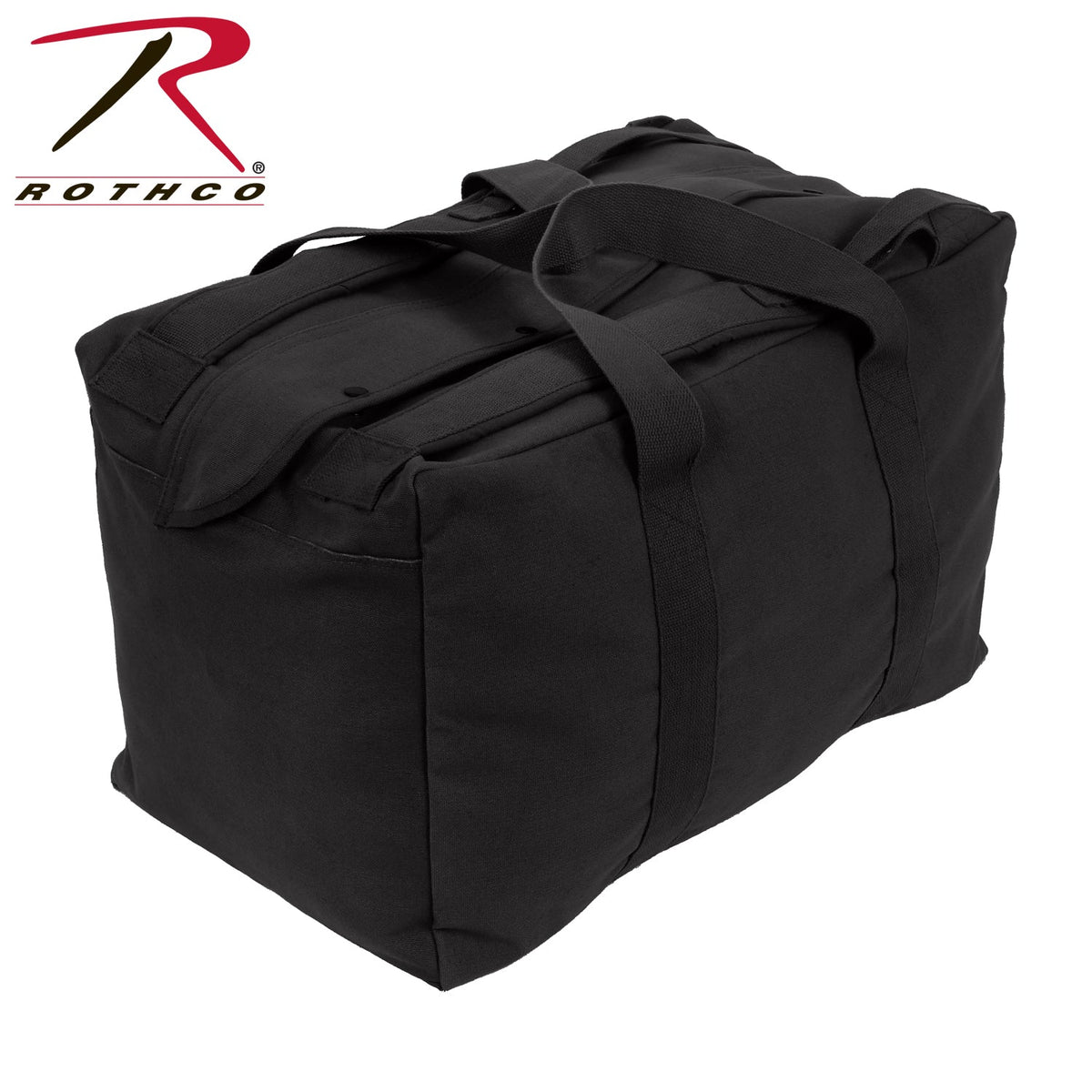Rothco Tactical Canvas Cargo Bag / Backpack Black Size One Size - Get Tight Gear