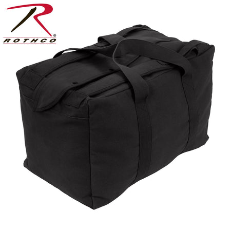Rothco Tactical Canvas Cargo Bag / Backpack Black Size One Size - Get Tight Gear