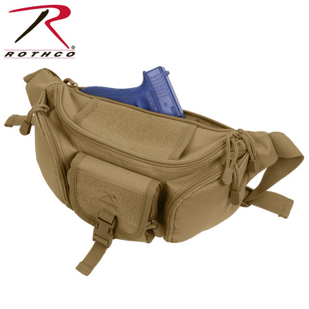 Rothco Tactical Concealed Carry Waist Pack Coyote Brown - Get Tight Gear