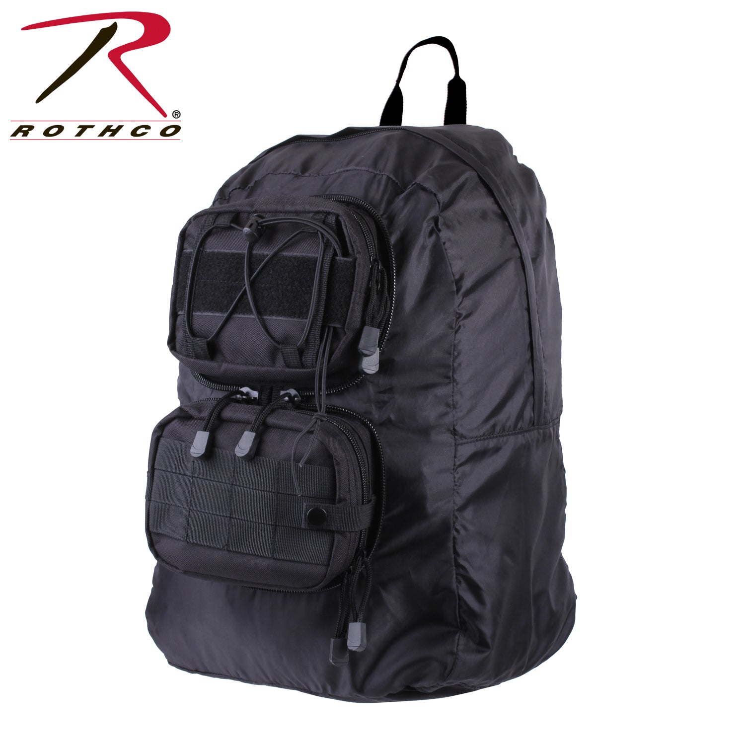 Rothco Tactical Foldable Backpack Black - Get Tight Gear