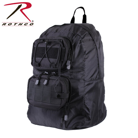 Rothco Tactical Foldable Backpack Black - Get Tight Gear