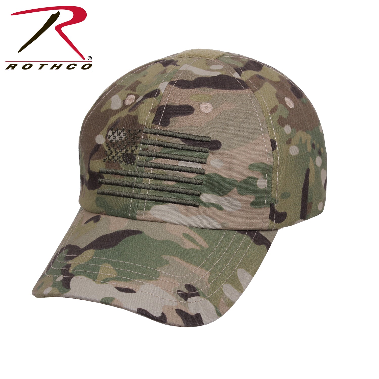 Rothco Tactical Operator Cap With US Flag MultiCam - Get Tight Gear