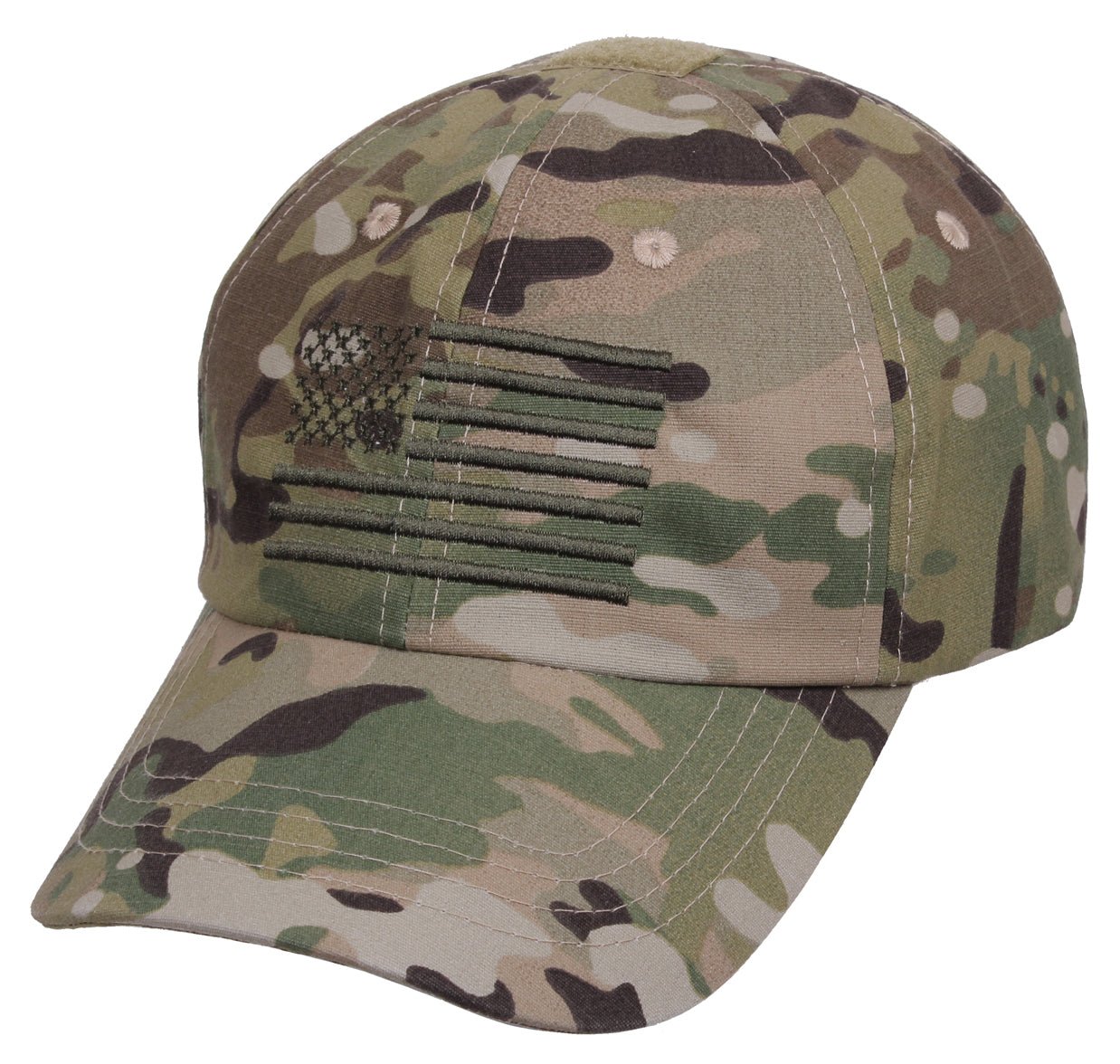 Rothco Tactical Operator Cap With US Flag MultiCam - Get Tight Gear