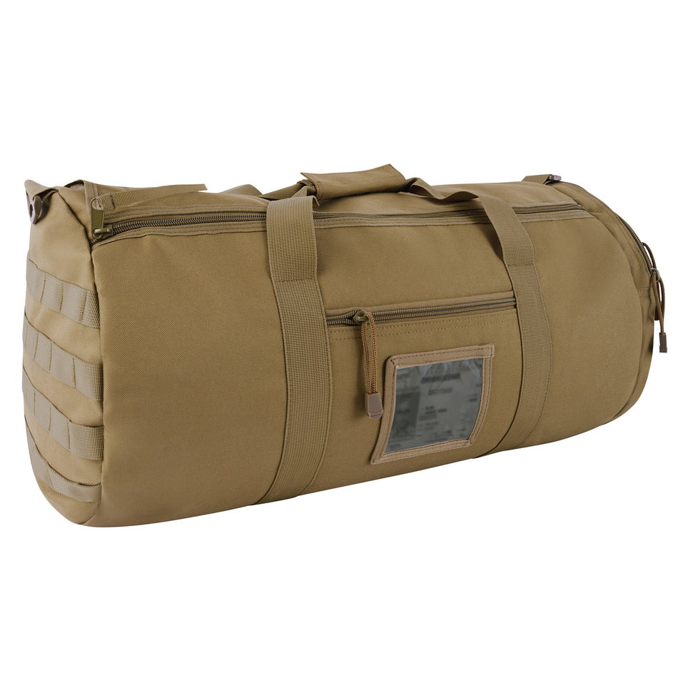 Rothco Tactical Traveler Duffle Bag Coyote Brown Size 24 Inches - Get Tight Gear