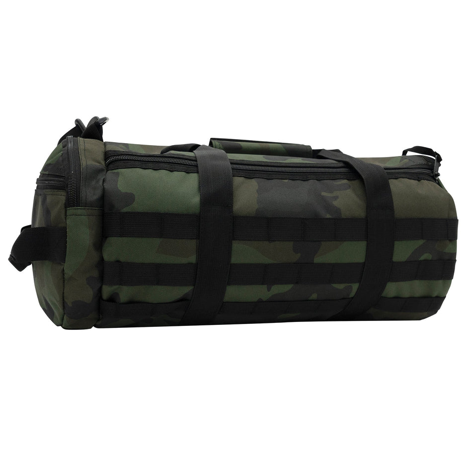 Rothco Tactical Traveler Duffle Bag Midnight Woodland Camo Size 24 Inches - Get Tight Gear