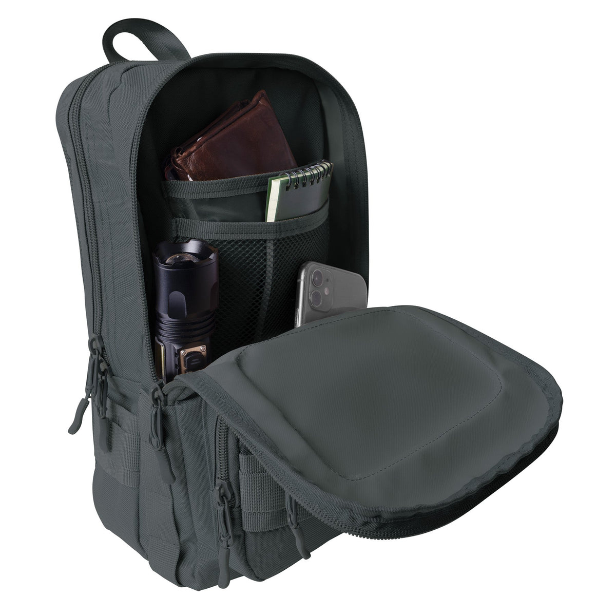 Rothco Tactical Traveler Sling Bag Dark Grey - Get Tight Gear