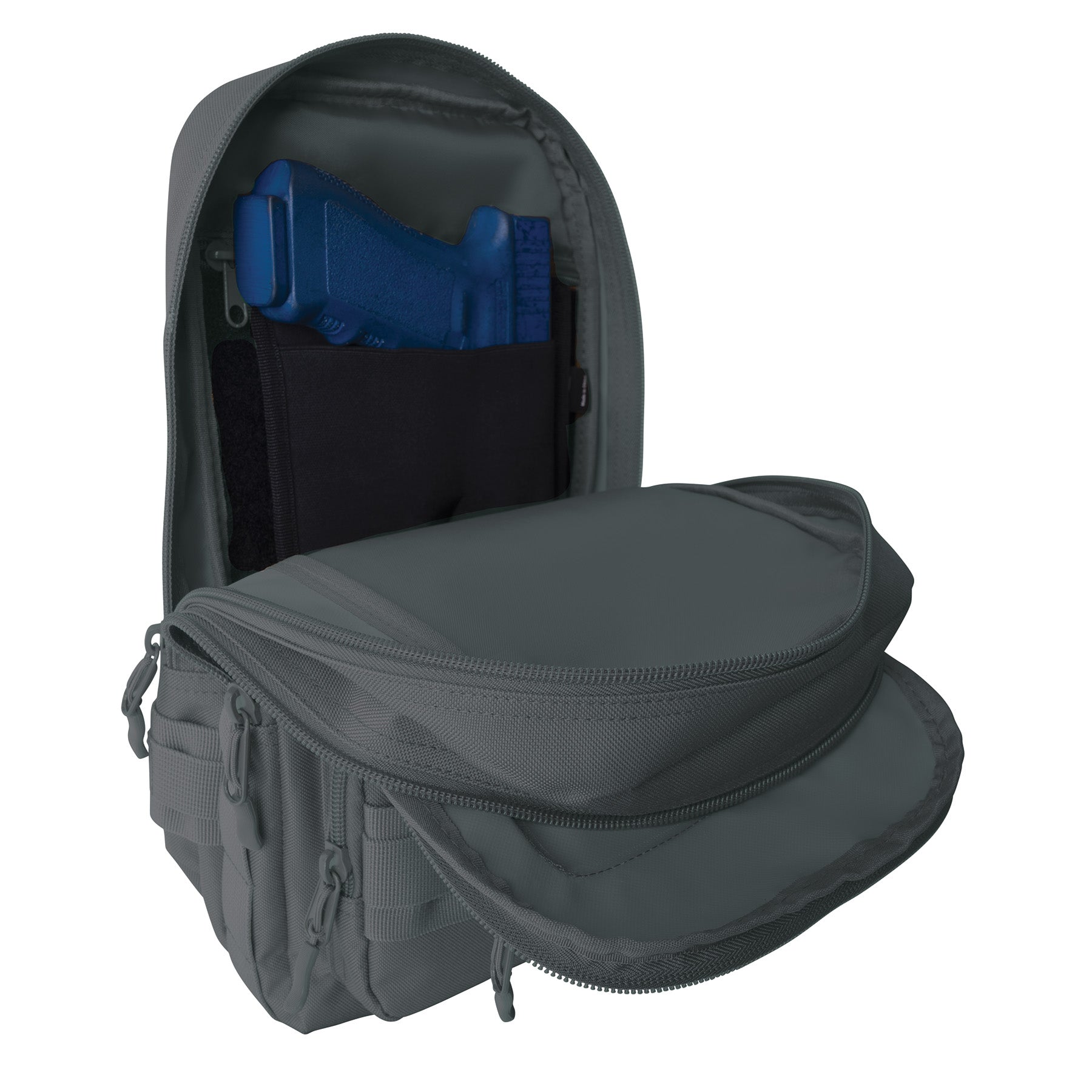 Rothco Tactical Traveler Sling Bag Dark Grey - Get Tight Gear