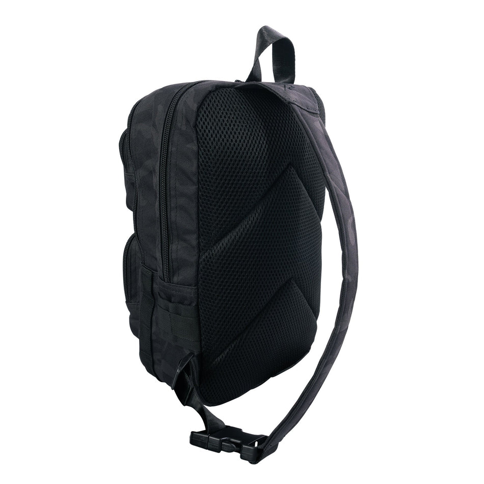 Rothco Tactical Traveler Sling Bag Midnight Black Camo - Get Tight Gear