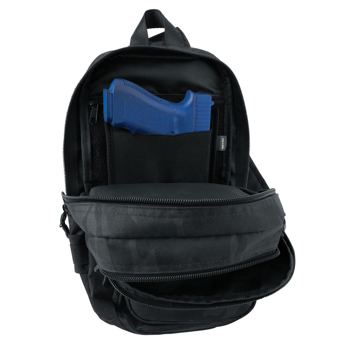 Rothco Tactical Traveler Sling Bag Midnight Black Camo - Get Tight Gear