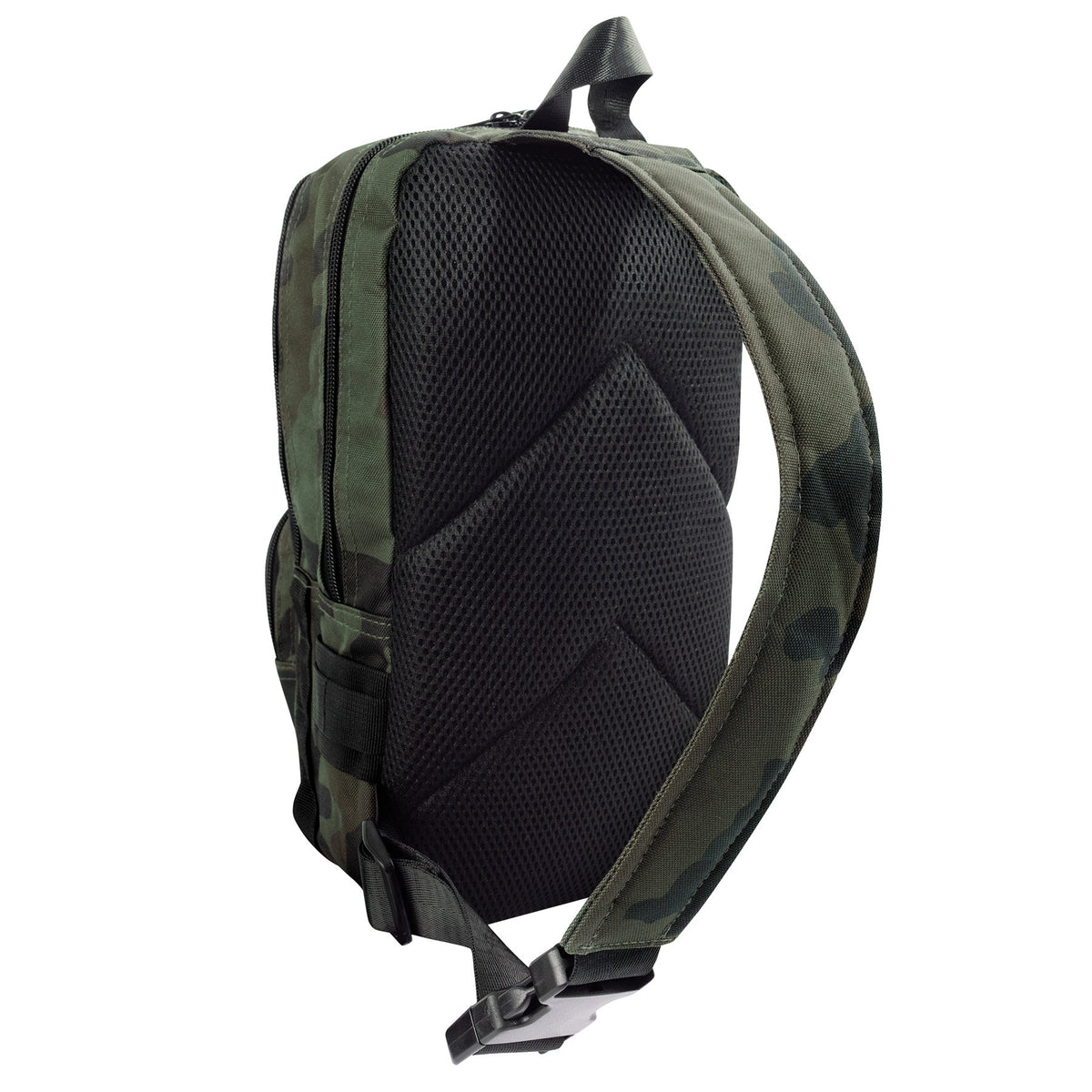 Rothco Tactical Traveler Sling Bag Midnight Woodland Camo - Get Tight Gear