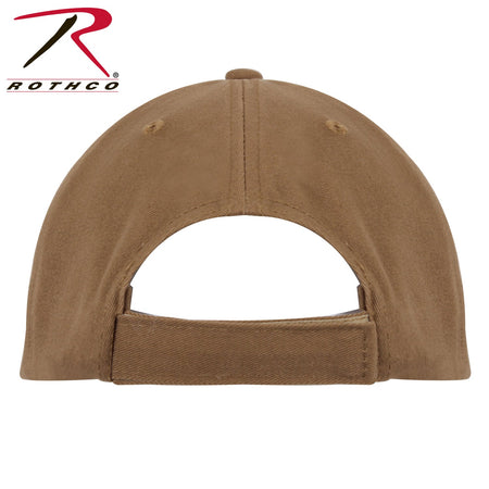 Rothco Thin Blue Line Flag Low Profile Cap Coyote Brown Size One Size - Get Tight Gear