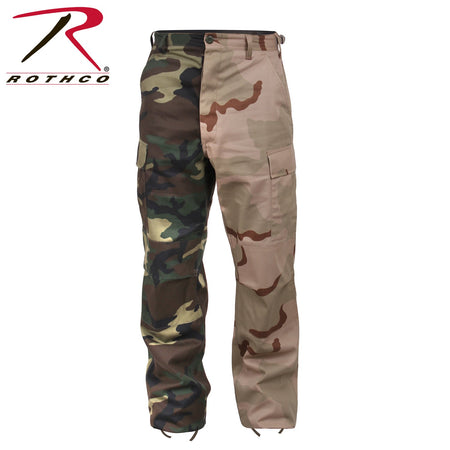 Rothco Two - Tone Camo BDU Pants Woodland / Tri - Color Camo Size 2XL - Get Tight Gear