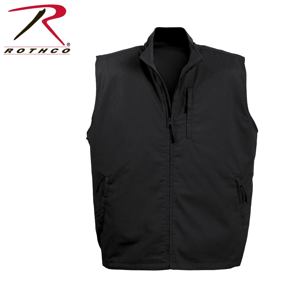 Rothco Undercover Travel Vest Black Size M - Get Tight Gear