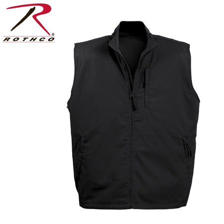 Rothco Undercover Travel Vest Black Size XL - Get Tight Gear