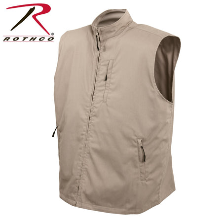 Rothco Undercover Travel Vest Khaki Size S - Get Tight Gear