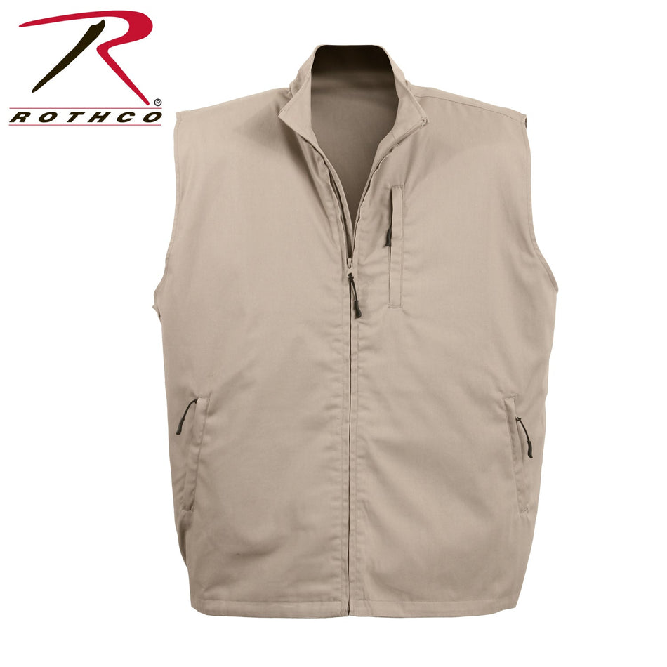 Rothco Undercover Travel Vest Khaki Size XL - Get Tight Gear