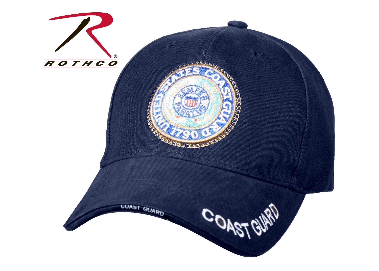 Rothco U.S. Coast Guard Deluxe Low Profile Insignia Cap - Get Tight Gear