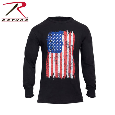 Rothco US Flag Long Sleeve T-Shirt Red / White / Blue Size S - Get Tight Gear