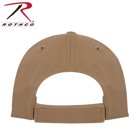 Rothco U.S. Flag Low Profile Cap Coyote Brown Size One Size - Get Tight Gear