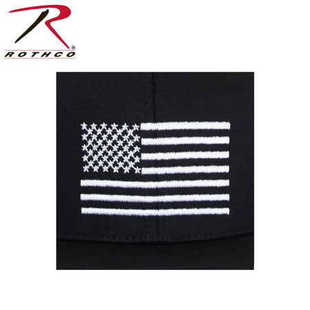 Rothco US Flag Trucker Cap White / Black Size One Size - Get Tight Gear