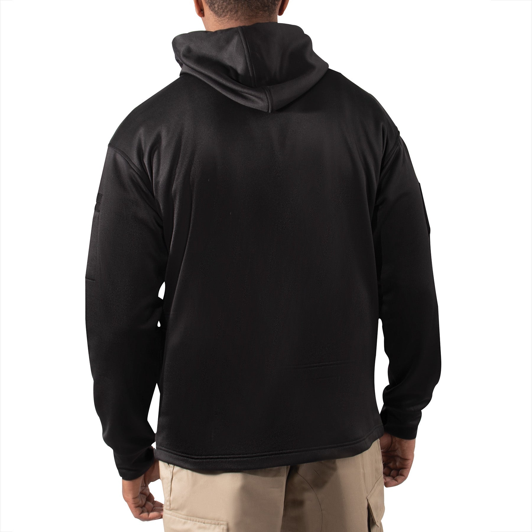 Rothco US Flag / USMC Eagle, Globe, & Anchor Concealed Carry Hoodie Black Size M - Get Tight Gear