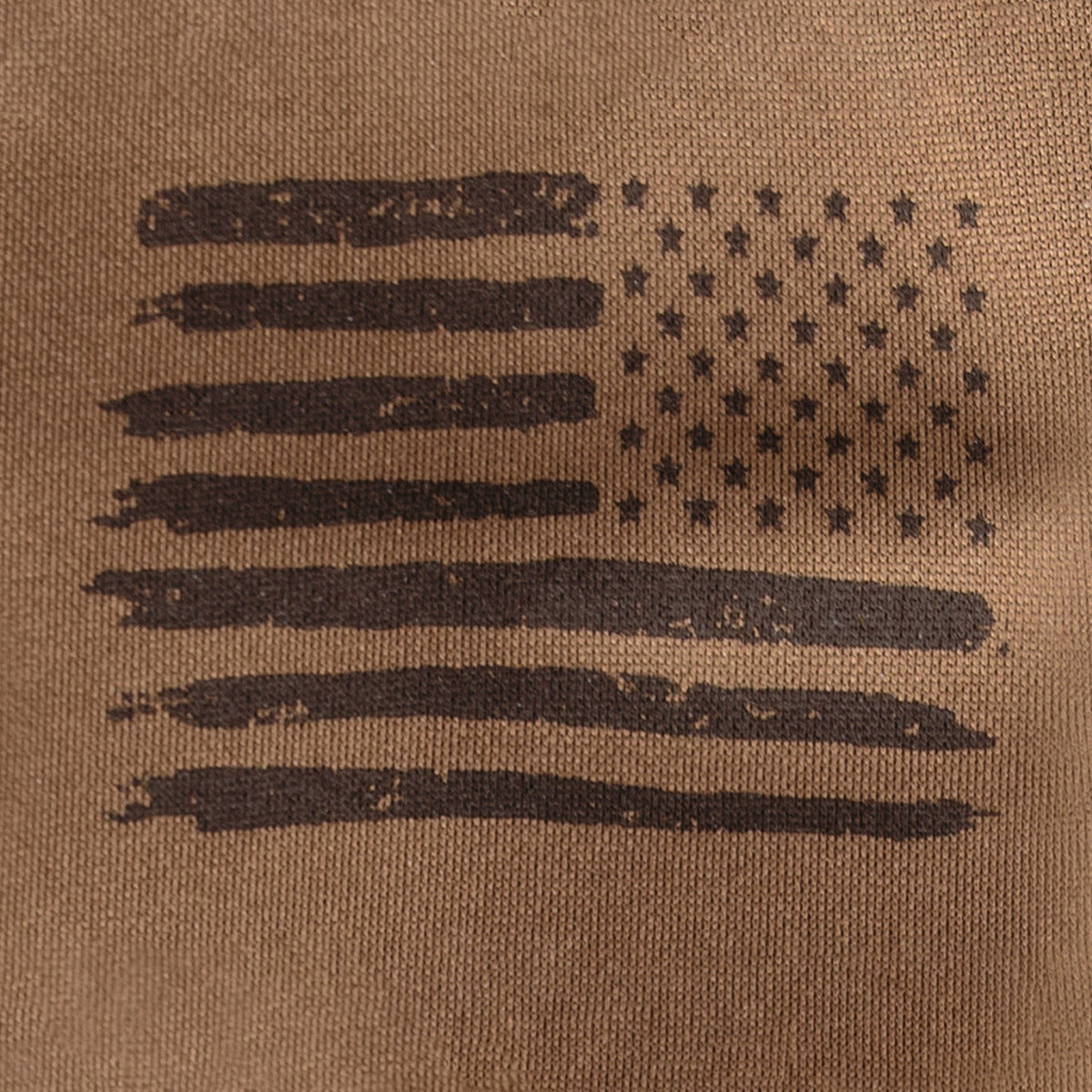 Rothco US Flag / USMC Eagle, Globe, & Anchor Concealed Carry Hoodie Coyote Brown Size M - Get Tight Gear