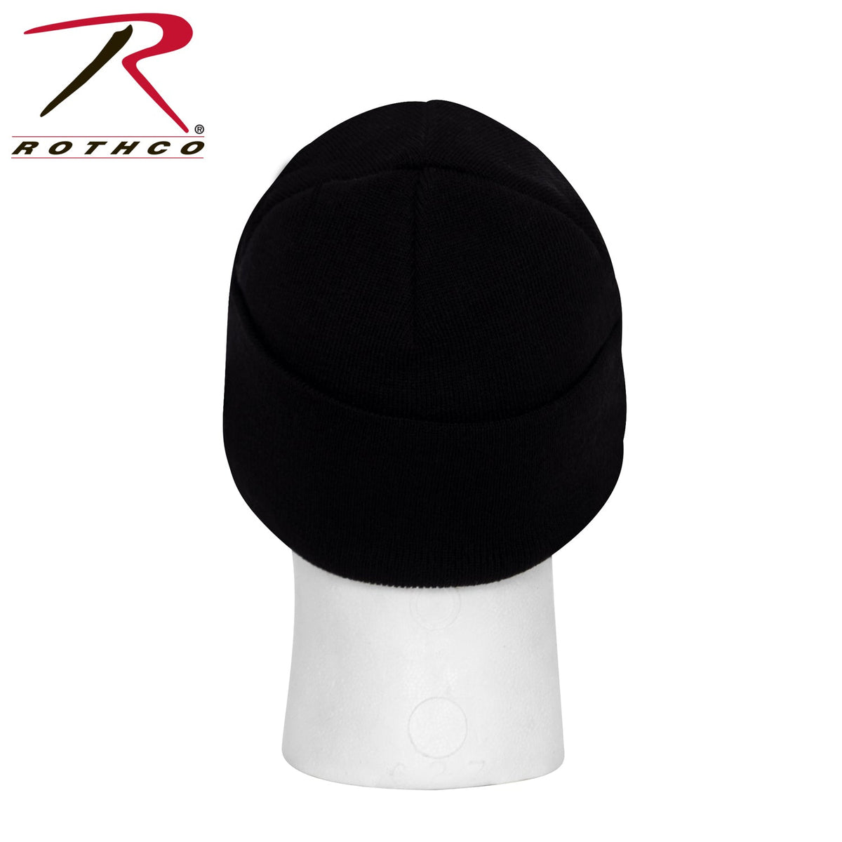 Rothco USMC Eagle, Globe and Anchor / US Flag Deluxe Fine Knit Watch Cap Black Size One Size - Get Tight Gear