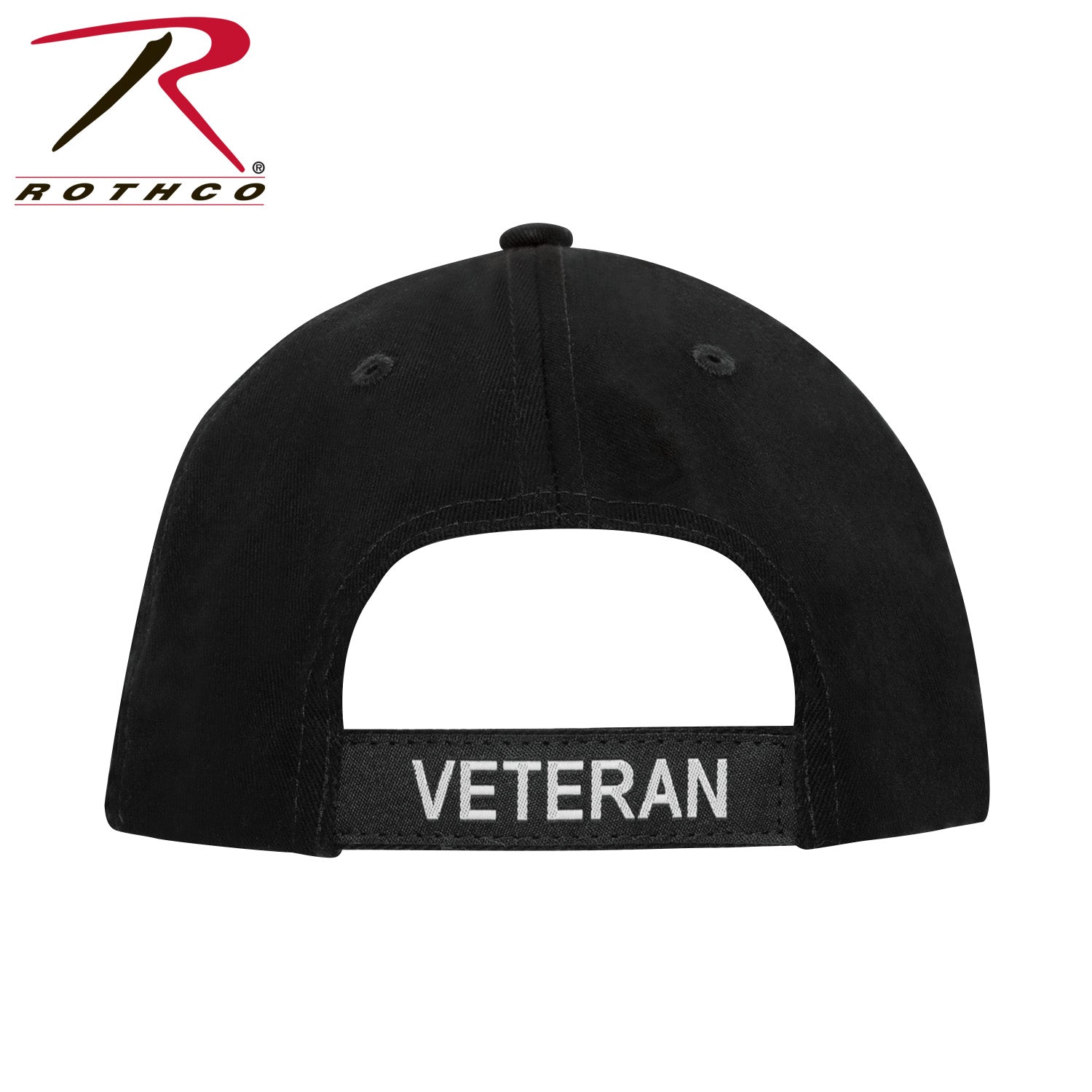 Rothco Veteran Low Profile Cap Black Size One Size - Get Tight Gear