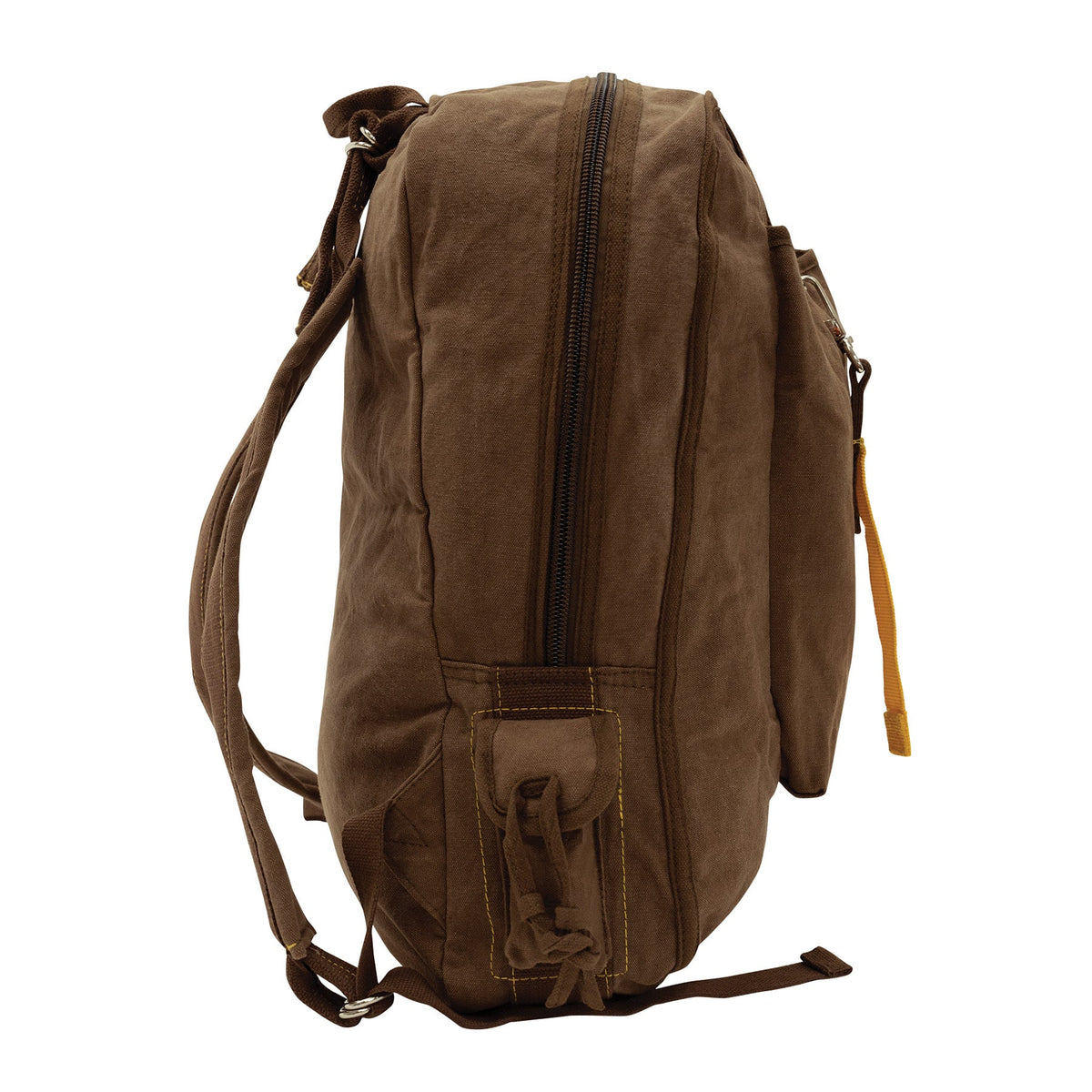 Rothco Vintage Canvas Flight Bag Brown - Get Tight Gear