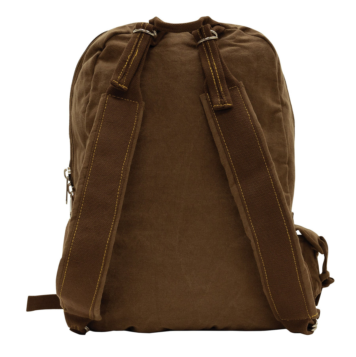 Rothco Vintage Canvas Flight Bag Brown - Get Tight Gear