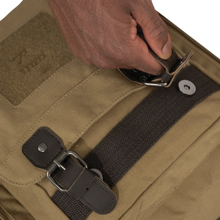 Rothco Vintage Canvas Sling Backpack Coyote Brown - Get Tight Gear