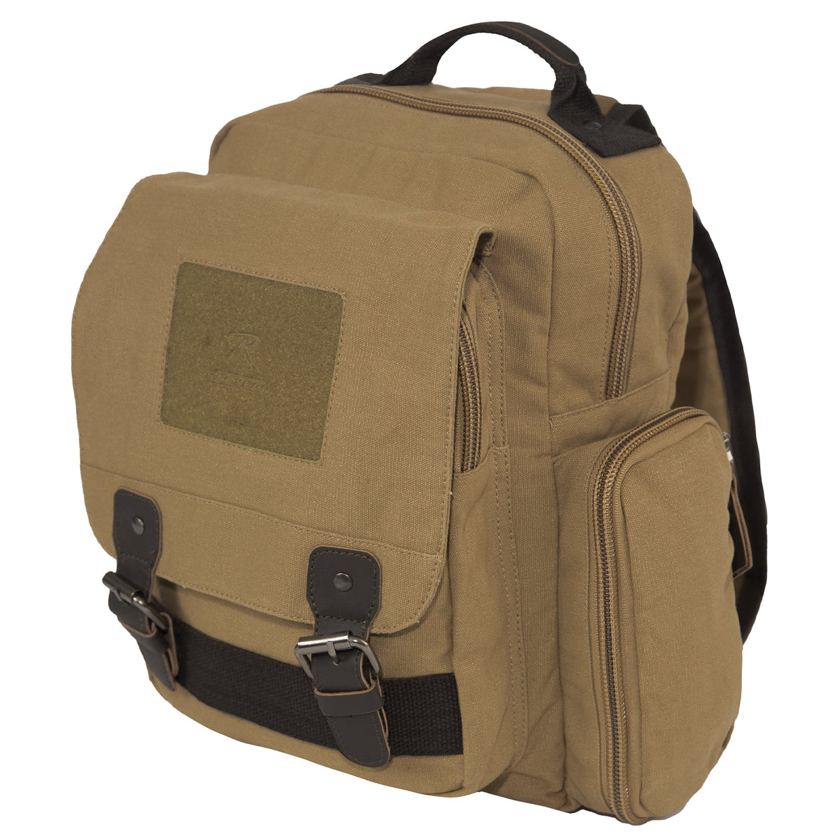 Rothco Vintage Canvas Sling Backpack Coyote Brown - Get Tight Gear