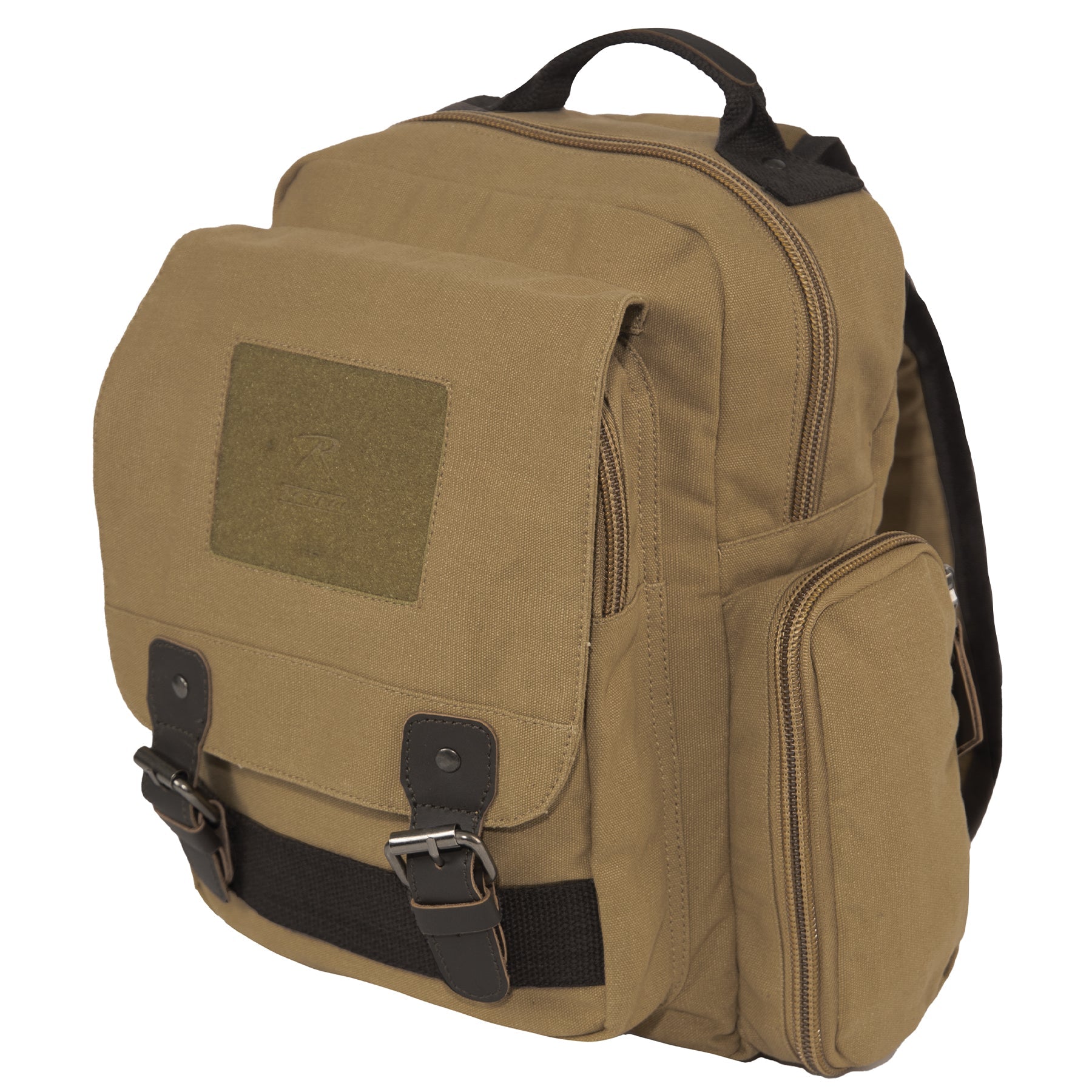 Rothco Vintage Canvas Sling Backpack Coyote Brown - Get Tight Gear