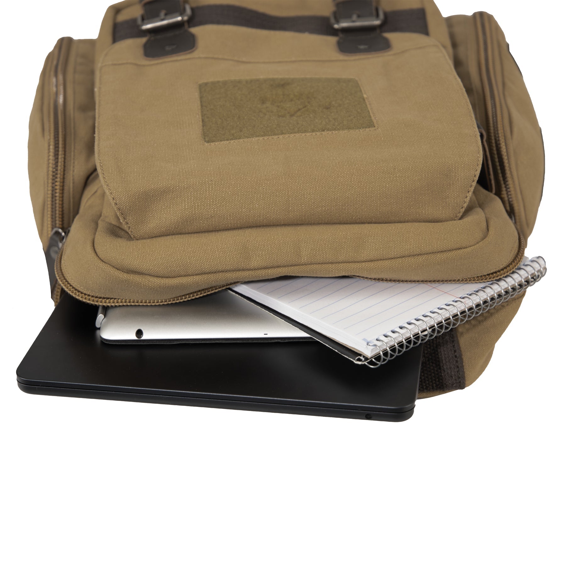 Rothco Vintage Canvas Sling Backpack Coyote Brown - Get Tight Gear
