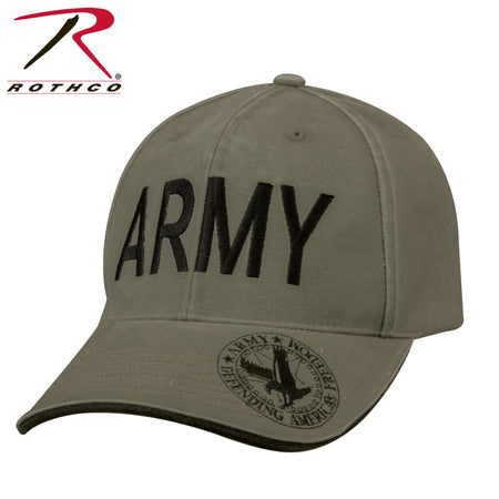 Rothco Vintage Deluxe Army Low Profile Insignia Cap Olive Drab - Get Tight Gear