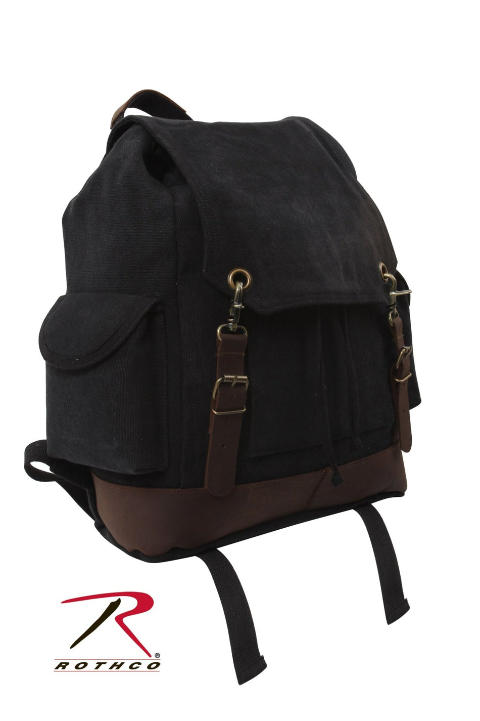 Rothco Vintage Expedition Rucksack Black - Get Tight Gear