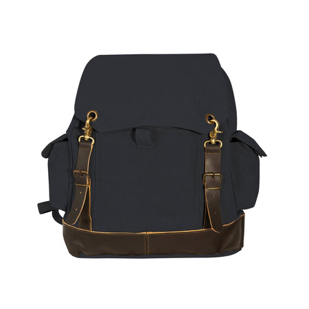 Rothco Vintage Expedition Rucksack Black - Get Tight Gear