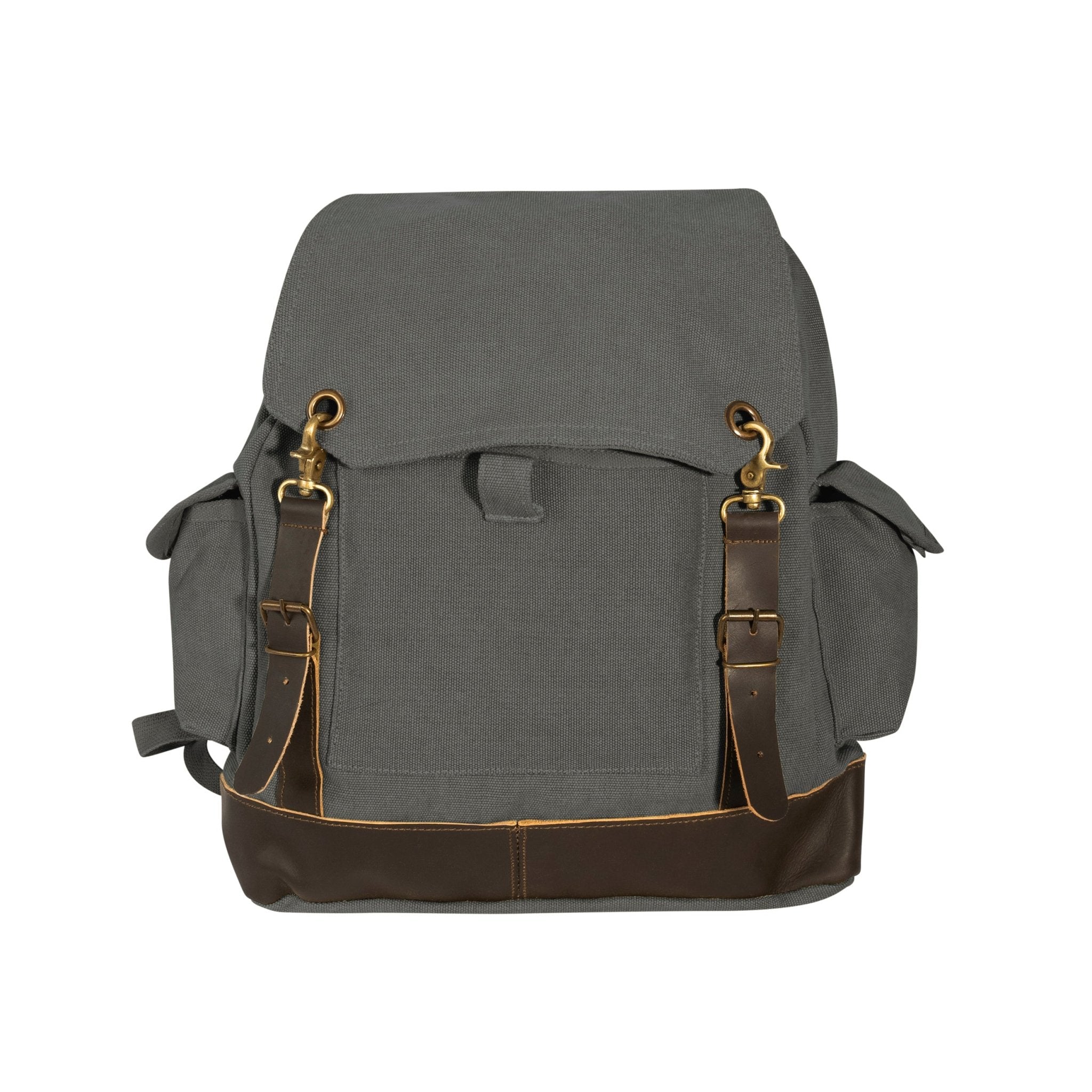 Rothco Vintage Expedition Rucksack Charcoal Grey - Get Tight Gear