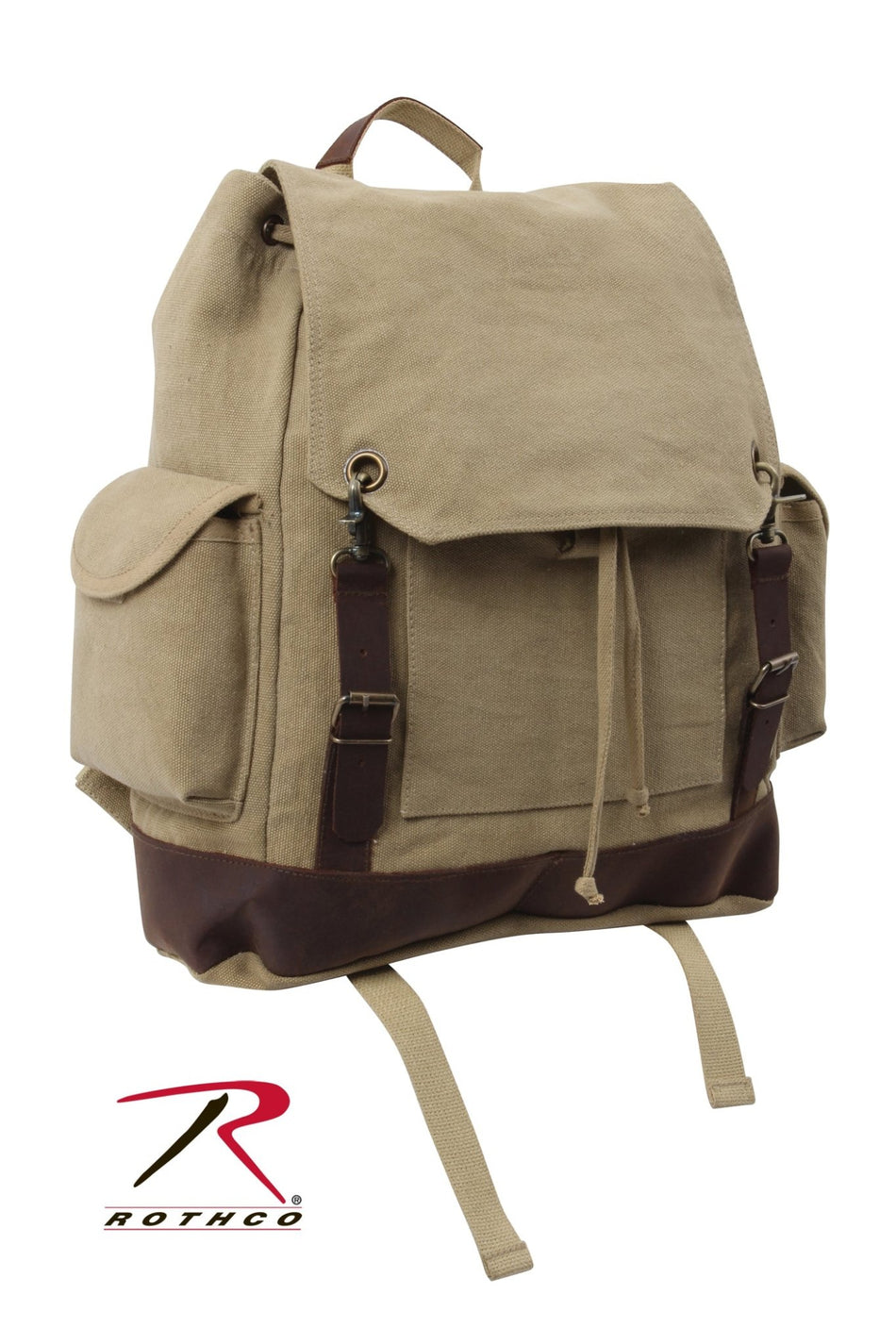 Rothco Vintage Expedition Rucksack Khaki - Get Tight Gear