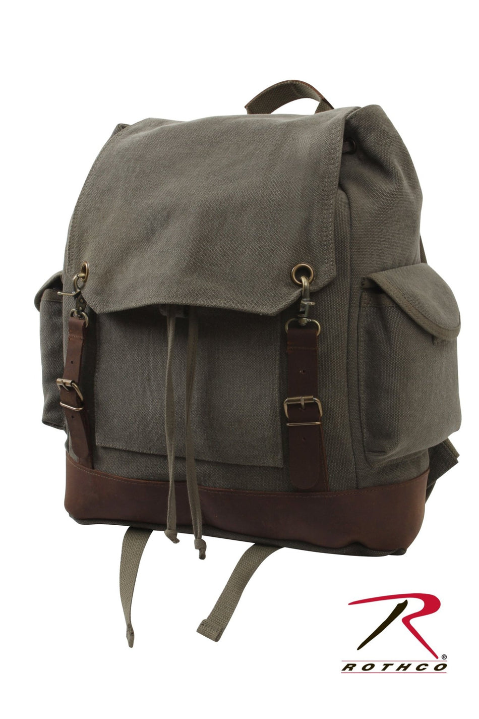 Rothco Vintage Expedition Rucksack Olive Drab - Get Tight Gear