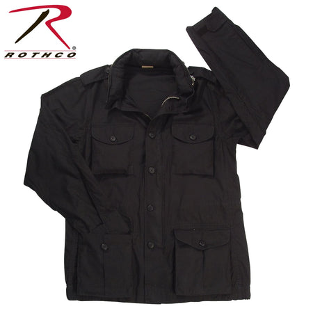 Rothco Vintage Lightweight M - 65 Field Jacket Black Size M - Get Tight Gear