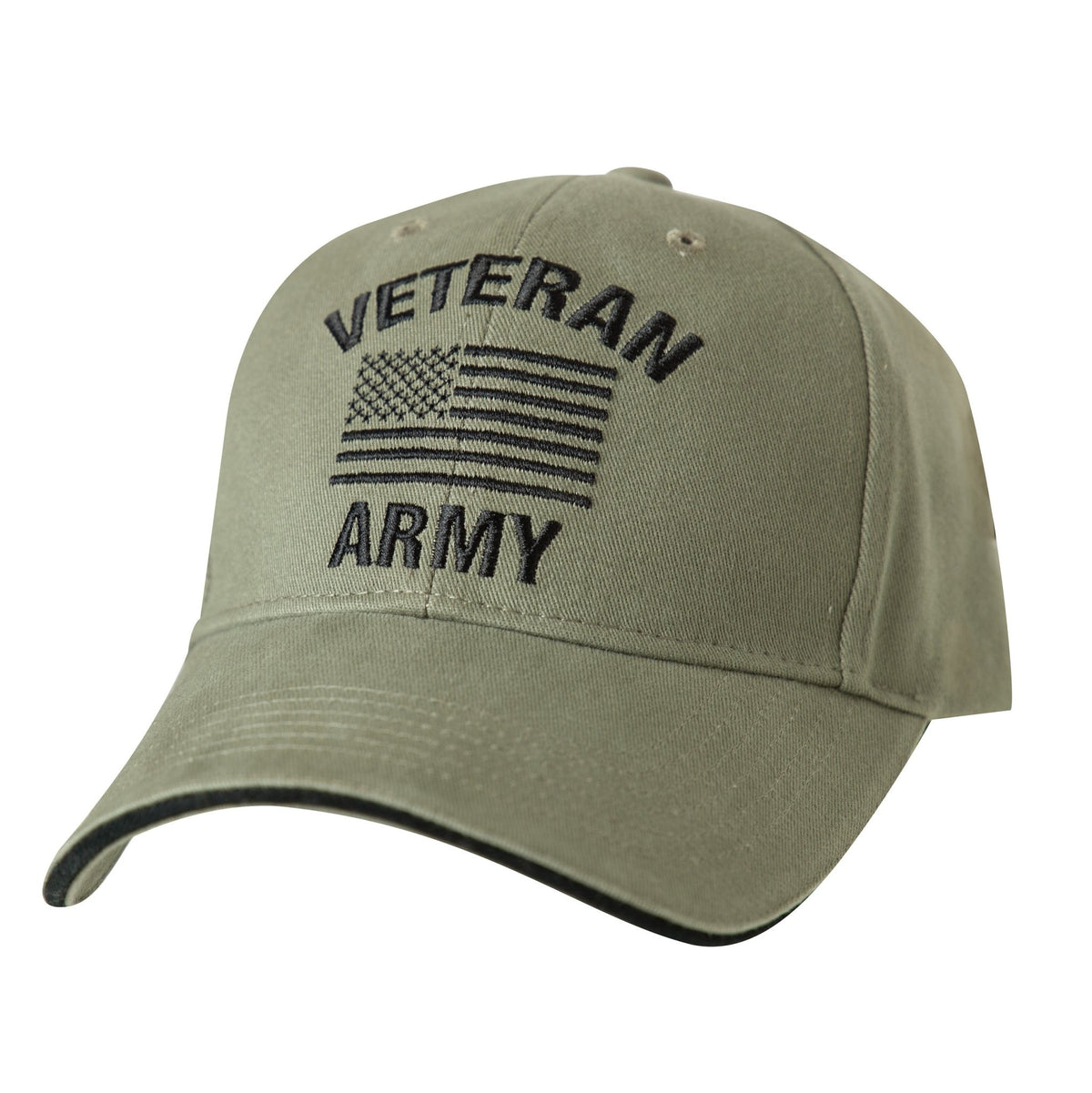 Rothco Vintage Low Profile Cap - Army Veteran Vintage Olive Drab Size One Size - Get Tight Gear