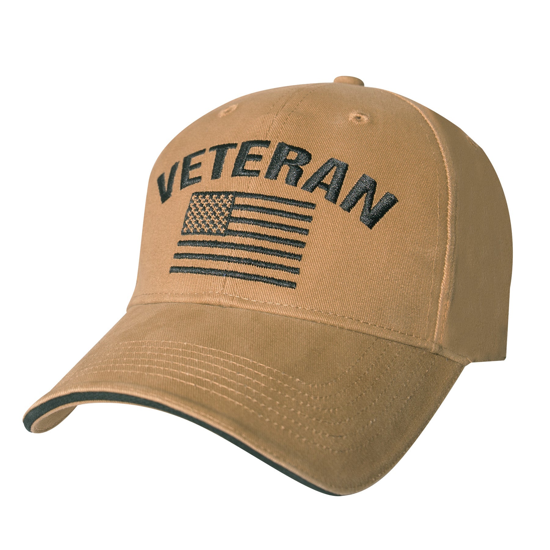 Rothco Vintage Veteran Low Pro Cap Coyote Brown - Get Tight Gear