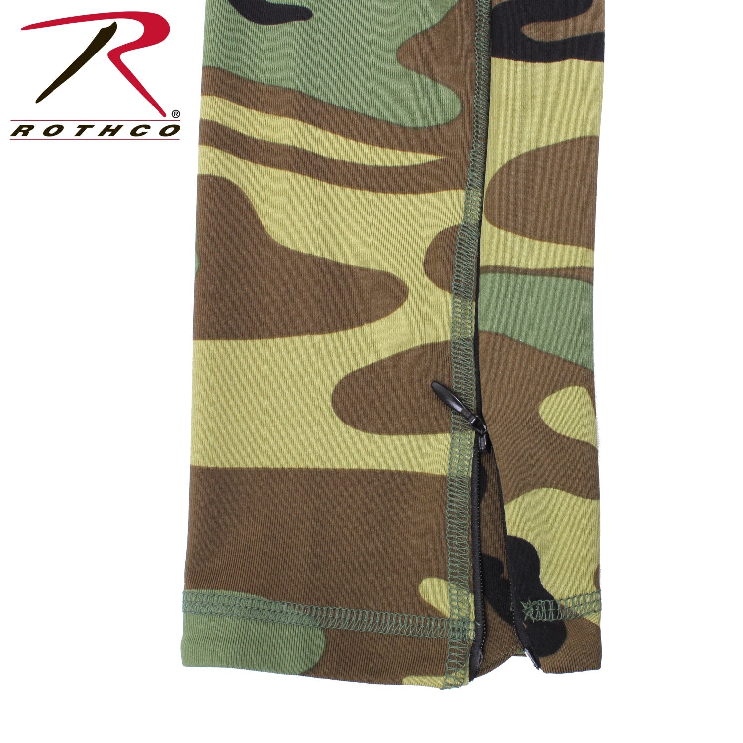 Rothco Womens Camo Performance Workout Leggings Woodland Camo Size M - Get Tight Gear