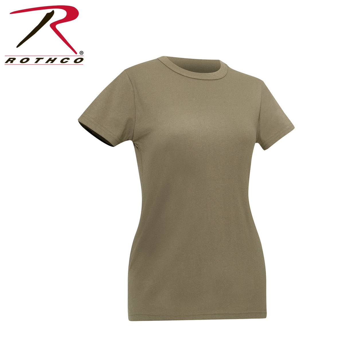 Rothco Womens Longer T-shirt - Coyote Brown Coyote Brown Size 2XL - Get Tight Gear