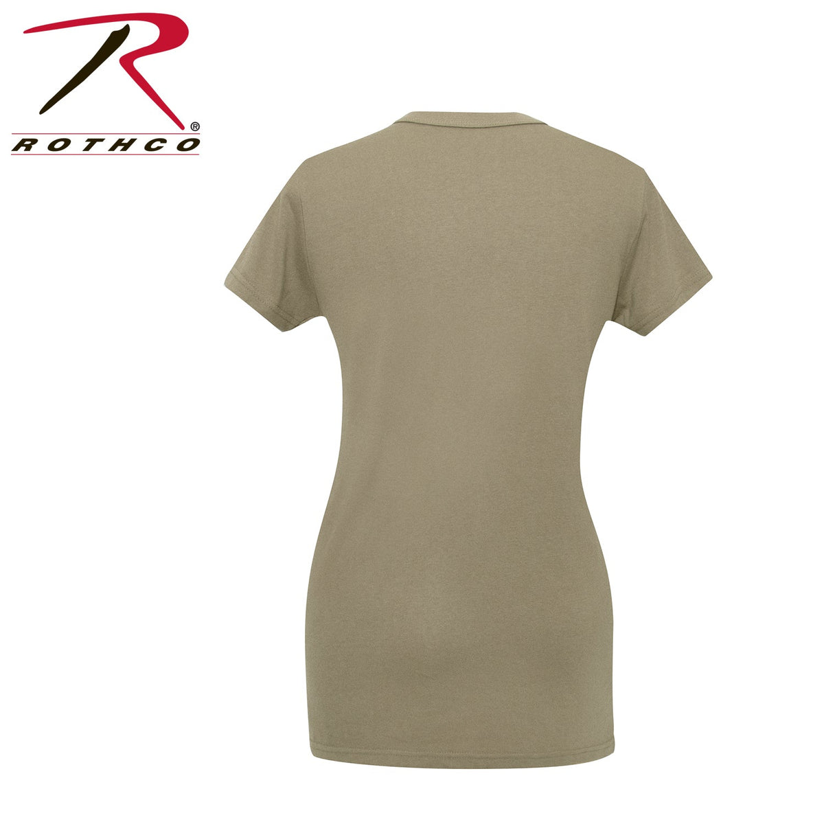 Rothco Womens Longer T-shirt - Coyote Brown Coyote Brown Size 2XL - Get Tight Gear