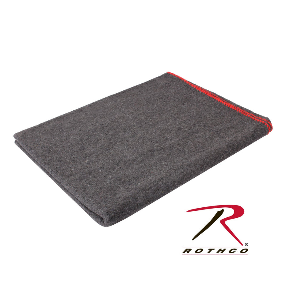 Rothco Wool Rescue Survival Blanket Grey Size 60" x 80" - Get Tight Gear