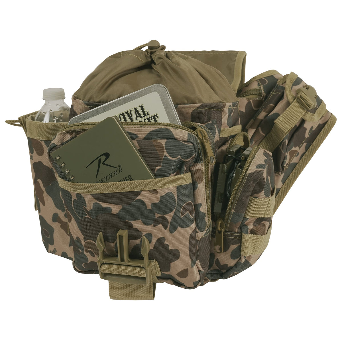 Rothco X Bear Archery Fred Bear Camo Concealed Carry Advanced Tactical Bag Fred Bear Camo - Get Tight Gear